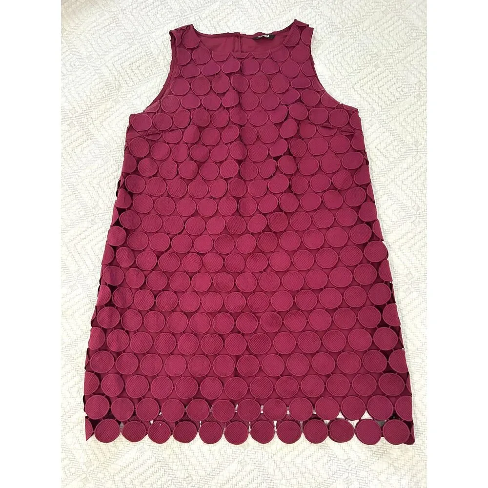 BTFBM Women's Hollow Out Embroidered Tank Dress Size XL Vacation Party Cocktail - Picture 2 of 6